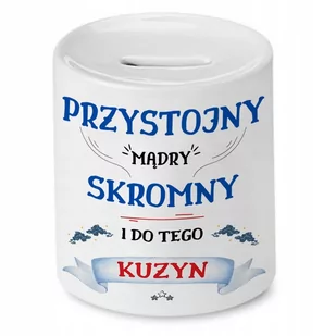 Skarbonka Dla Kuzyna na Urodziny Prezent z Nadrukiem ze Zdjęciem - Skarbonki Skarbonka Dla Kuzyna na Urodziny Prezent z Nadrukiem ze Zdjęciem - Skarbonki - miniaturka - grafika 1