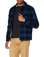 Kurtki męskie - Schott NYC Kurtka męska, Niebieskie czeki., XL - miniaturka - grafika 1
