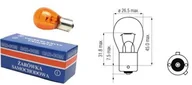 Żarówki samochodowe - Żarówka Samochodowa 12V 21W Orange Bau15S do Auta 10szt. - miniaturka - grafika 1