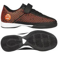 Piłka nożna - Halówki Sportowe Buty Do Piłki Halowe Nożnej Chłopięce Piłkarskie Dziecięce Kadi Czarne 33 - miniaturka - grafika 1