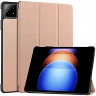 Etui do tabletów - Etui Bizon Case Tab Croc do Xiaomi Pad 6S Pro, różowozłote - miniaturka - grafika 1