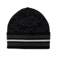 Czapki męskie - Tommy Hilfiger Wełniana czapka TH MONOGRAM AOP - miniaturka - grafika 1