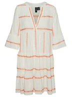 Sukienki - Vero Moda Sukienka w kolorze kremowo-pomarańczowym - miniaturka - grafika 1