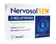 Układ nerwowy - Nervosol sen z melatoniną, 20 tabletek powlekanych - miniaturka - grafika 1