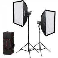 Inne akcesoria studyjne - Zestaw 2x Godox Litemons LA150Bi Bi Color K2 + akcesoria - miniaturka - grafika 1