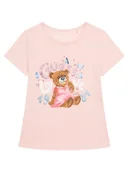 Koszulki dla dziewczynek - Guess T-Shirt K6RI03 K6YW4 Różowy Regular Fit - miniaturka - grafika 1
