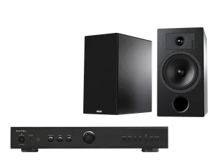 Rotel A11 MkII (czarny) + Tesi 3 (czarny) - Zestawy stereo - miniaturka - grafika 1