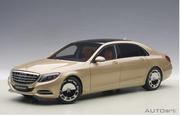 Samochody i pojazdy dla dzieci - Autoart Mercedes Maybach S-Klasse S600 Swb Gold 1:18 76294 - miniaturka - grafika 1