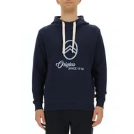 Bluzy męskie - CITROËN O102939-A928 Bluza z kapturem Origins Logo Large Print W/Boczne kieszenie C23W Bluza męska Night Blue rozmiar XL - miniaturka - grafika 1