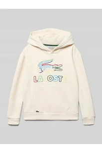 Bluza z kapturem o kroju regular fit z mieszanki bawełny - Lacoste - Bluzy damskie - miniaturka - grafika 1