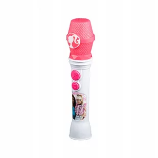 Mikrofon Karaoke Dla Dziecka Oryginalny / Barbie - Zabawki interaktywne dla dzieci - miniaturka - grafika 1