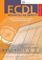 Aplikacje biurowe - ECDL Advanced na skróty z płytą CD Edycja 2012 - Wysyłka od 3,99 - miniaturka - grafika 1