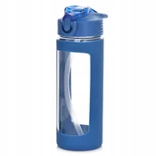 Shakery i bidony sportowe - 67687 Butelka na wodę Vita 500 ml niebieska AMBITION - miniaturka - grafika 1