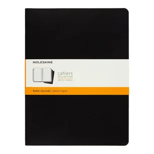 Moleskine Zeszyty Cahier Journals XL 3 szt. w linie czarne qp321 - Notesy i bloczki - miniaturka - grafika 2