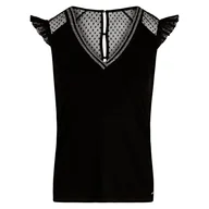 Koszulki i topy damskie - Morgan T-shirt damski, czarny, XS - miniaturka - grafika 1