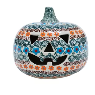 Ceramiczna dynia duża Ceramika Bolesławiec - Halloween - miniaturka - grafika 1