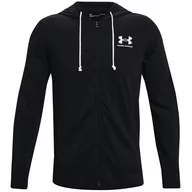 Bluzy sportowe męskie - Męska bluza Under Armour Rival Terry LC FZ Rozmiar: L / Kolor: czarny - miniaturka - grafika 1