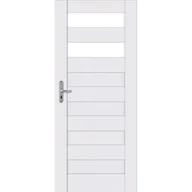 Drzwi wewnętrzne - Skrzydło ERIE 02 biały 80 L 3Z WC podcięcie - miniaturka - grafika 1