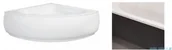 Obudowy do wanien - Besco Mia Obudowa czarny mat wanny 140x140cm OAM-140-NSC - miniaturka - grafika 1