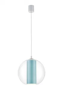 Kaspa LAMPA wisząca MERIDA M 10406112 szklana OPRAWA Abażurowa ZWIS IP20 kula ba - Lampy sufitowe - miniaturka - grafika 1