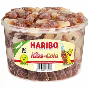 Haribo, żelki o smaku cola Kiss-Cola, 150 sztuk - Żelki - miniaturka - grafika 1