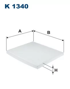 FILTRON Filtr kabinowy K1340 - Filtry kabinowe - miniaturka - grafika 1