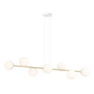 Lampy sufitowe - Molekularna lampa wisząca do jadalni, nad stół 1242/8 z serii GRAVITY - miniaturka - grafika 1