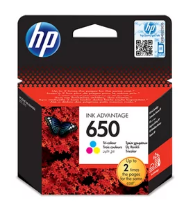 HP Nr 650 CZ102AE Orginalny kolor - Tusze oryginalne - miniaturka - grafika 2