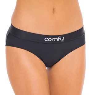 COMFYBALLS Majtki damskie BRIEFS COMFY Pitch Black - Bielizna sportowa damska - miniaturka - grafika 4