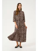 Sukienki - Cream Sukienka "Muni" w kolorze jasnobrązowo-czarnym - miniaturka - grafika 1