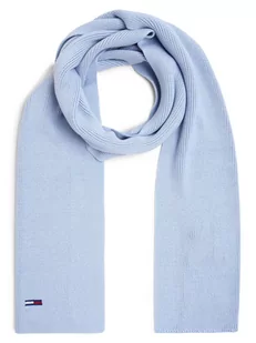 Tommy Jeans - Szalik damski, niebieski - Apaszki i szaliki damskie - miniaturka - grafika 1