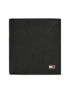 Tommy Hilfiger Duży Portfel Męski Th Flag Trifold AM0AM13521 Czarny - Portfele - miniaturka - grafika 1