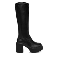 Kozaki damskie - Kozaki DeeZee CEO-XT12345 Czarny - miniaturka - grafika 1