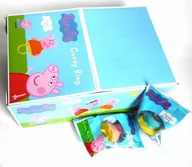 Gumy do żucia, lizaki, dropsy - PEPPA PIG LIZAKI NA PIERŚCIONKU 24 X 13G - miniaturka - grafika 1