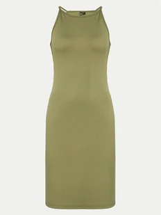 Pieces Sukienka dzianinowa Ostina 17124786 Zielony Slim Fit - Sukienki - miniaturka - grafika 1