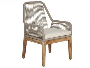 Zestaw Ogrodowy Kwadratowy Stół I 4 Krzesła Beżowy Olbia - Meble ogrodowe Zestaw Ogrodowy Kwadratowy Stół I 4 Krzesła Beżowy Olbia - Meble ogrodowe - miniaturka - grafika 9