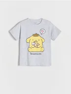 Koszulki dla dziewczynek - Reserved - T-shirt Pompompurin - jasnoszary - miniaturka - grafika 1
