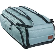 Torby męskie - EVOC GEAR BAG 55 podróżna torba na sprzęt (funkcja plecaka, szczególnie wytrzymały materiał zewnętrzny, odpinane paski na ramię, zmienne dzielniki, odporne na zabrudzenia / wodę), stal/szary - miniaturka - grafika 1