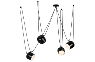 KingHome Lampa wisząca Eye 4 - czarna MD20502-A-200.4 - Lampy sufitowe - miniaturka - grafika 1