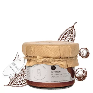 Orzechownia Orzechownia Miazga Laskowo- Kakaowa "Naturelka" 200g 9665-211A9 - Słodkie kremy i masła - miniaturka - grafika 1
