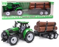 Samochody i pojazdy dla dzieci - Traktor z przyczepą - miniaturka - grafika 1