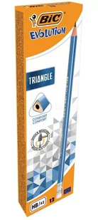 BIC Ołówek z Gumka Hb Trojk Bc Triangle pudełko Op12szt - Przybory szkolne - miniaturka - grafika 2