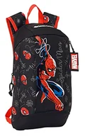 Plecaki - Safta SPIDERMAN Hero Mini Plecak do codziennego użytku, idealny dla dzieci w różnym wieku, wygodny i wszechstronny, jakość i wytrzymałość, 22x10x39 cm, Kolor Czarny, czarny, Estándar, Casual - miniaturka - grafika 1