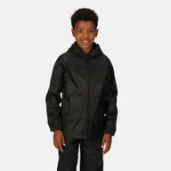 Kurtki i płaszcze dla chłopców - Regatta Professional Dziecięca kurtka przeciwdeszczowa Stormbreak Czarny, Rozmiar: 140 cm - miniaturka - grafika 1