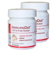 Suplementy i witaminy dla psów - Dolfos Immunodol DOG 2x30 tabletek - miniaturka - grafika 1