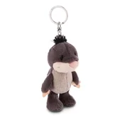 Plecaki - Breloczek Kret 10cm szary - Pluszowy towarzysz przytulanka zwierzęca z kółkiem na klucze do smyczy, torby albo plecaka - miniaturka - grafika 1