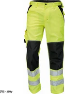 Odzież robocza - CERVA KNOXFIELD HI-VIS SPODNIE - czerwone spodnie do pasa dla ratowników medycznych, dół nogawek taśmy HI-VIS - żółty 62 - miniaturka - grafika 1