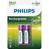 Ładowarki i akumulatory - Akumulator NiMH R6/2 2600 mAh Philips - miniaturka - grafika 1