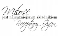 Naklejki na ścianę - Napis na ścianę, naklejka - Miłość jest... - 57, 240x120 cm - miniaturka - grafika 1