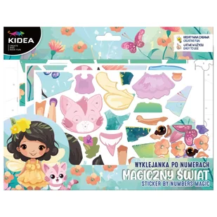 Wyklejanka Po Numerach Magic Kidea - Zabawki kreatywne - miniaturka - grafika 1